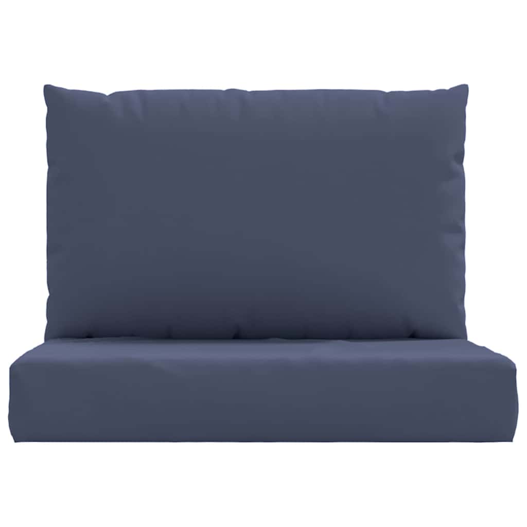 Podušky na palety 2 ks námořnicky modré textil