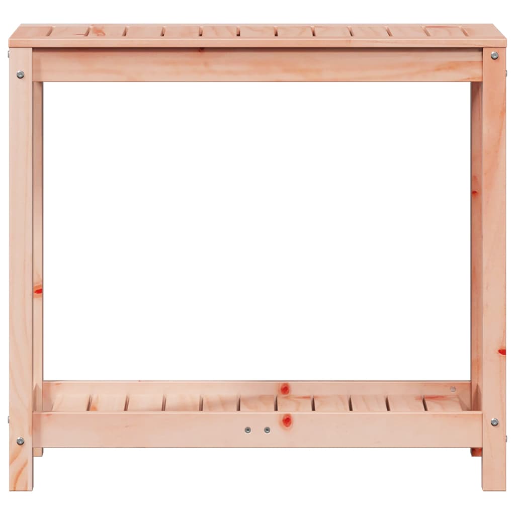 Přesazovací stůl s policí 82,5x35x75 cm masivní dřevo douglasky