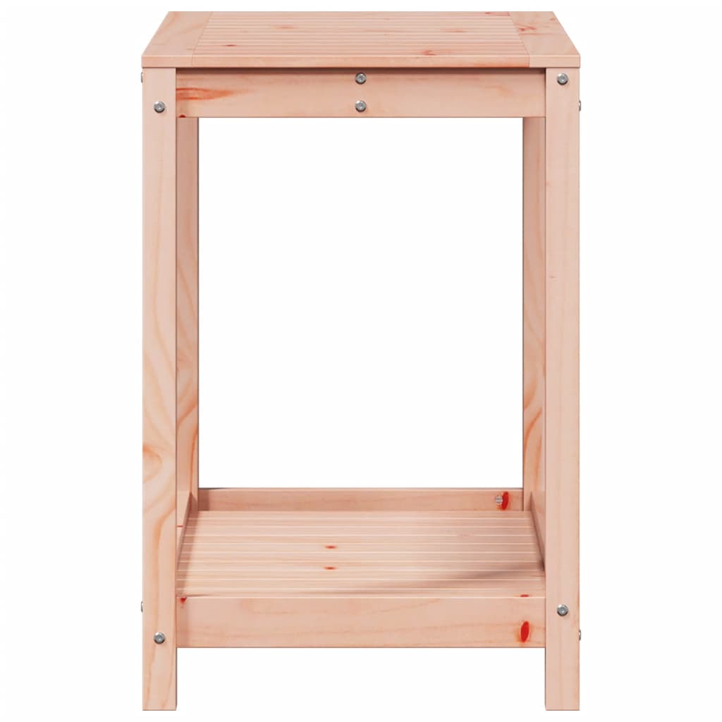 Přesazovací stůl s policí 82,5x50x75 cm masivní dřevo douglasky