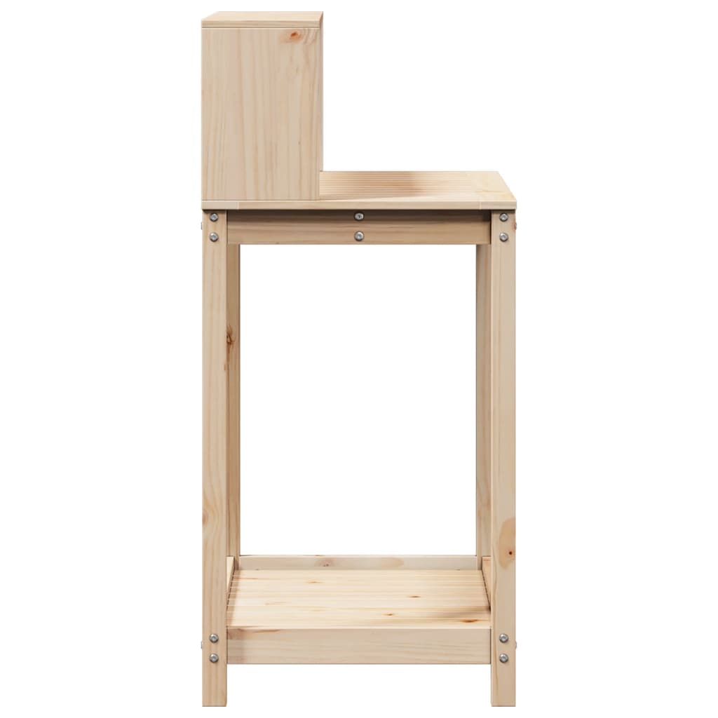 Přesazovací stůl s policemi 82,5x50x109,5 cm masivní borovice