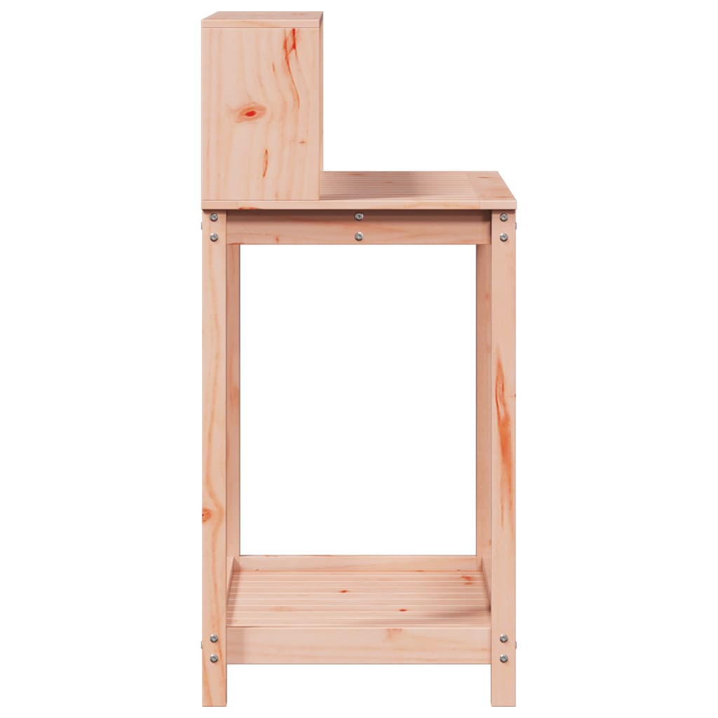 Přesazovací stůl s policemi 82,5x50x109,5 cm masivní douglaska