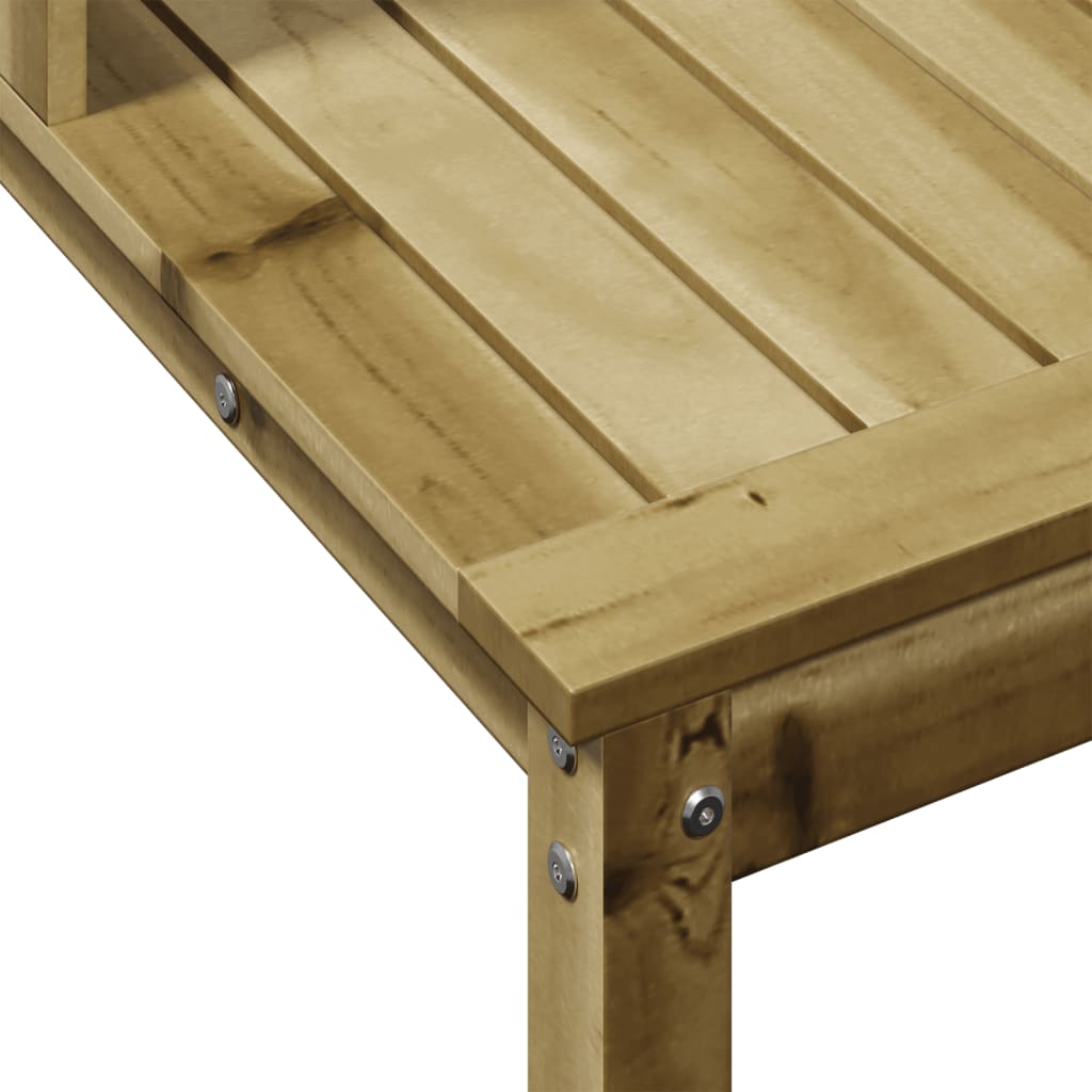 Přesazovací stůl s policemi 82,5x50x109,5 cm impregnované dřevo