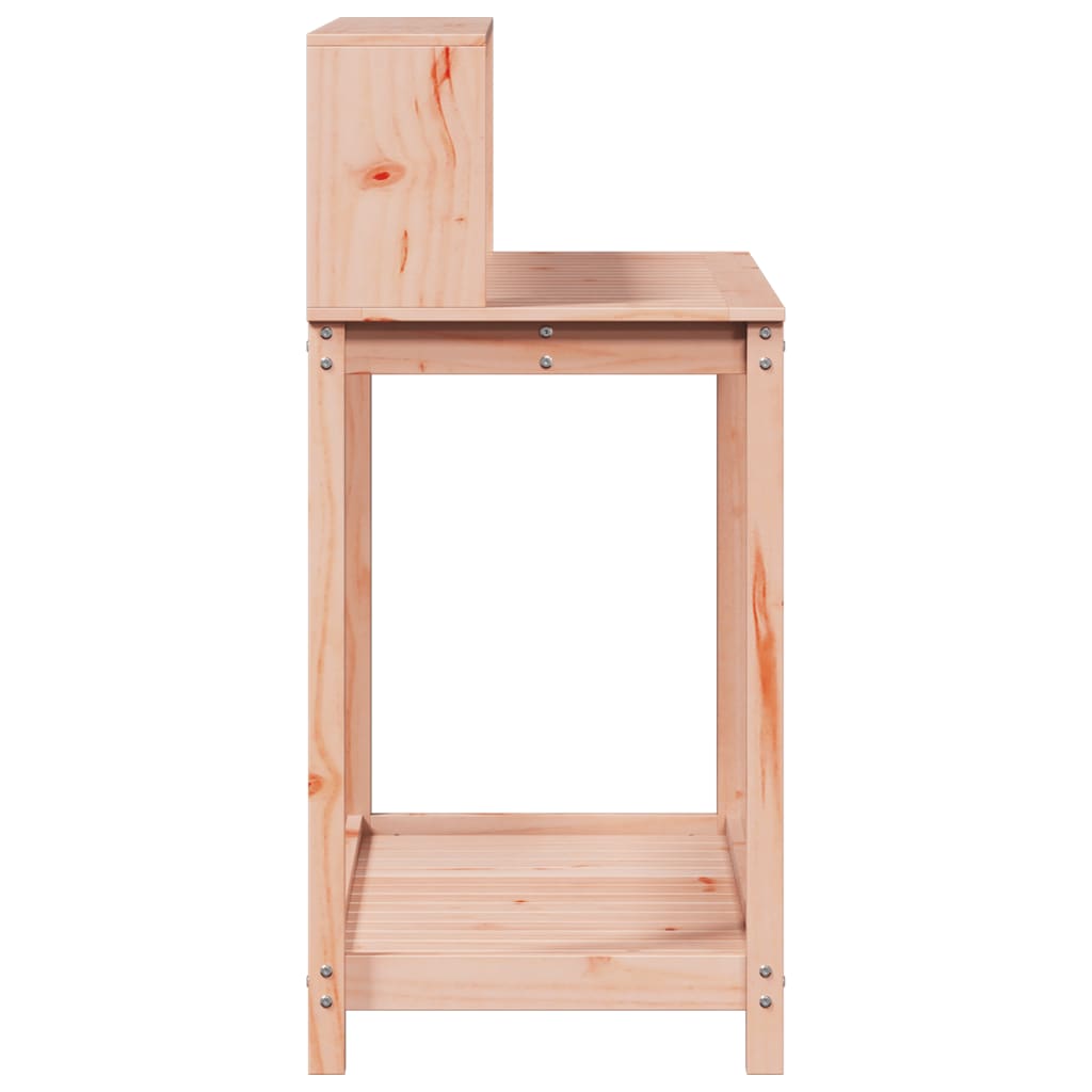Přesazovací stůl s policemi 108x50x109,5 cm masivní douglaska