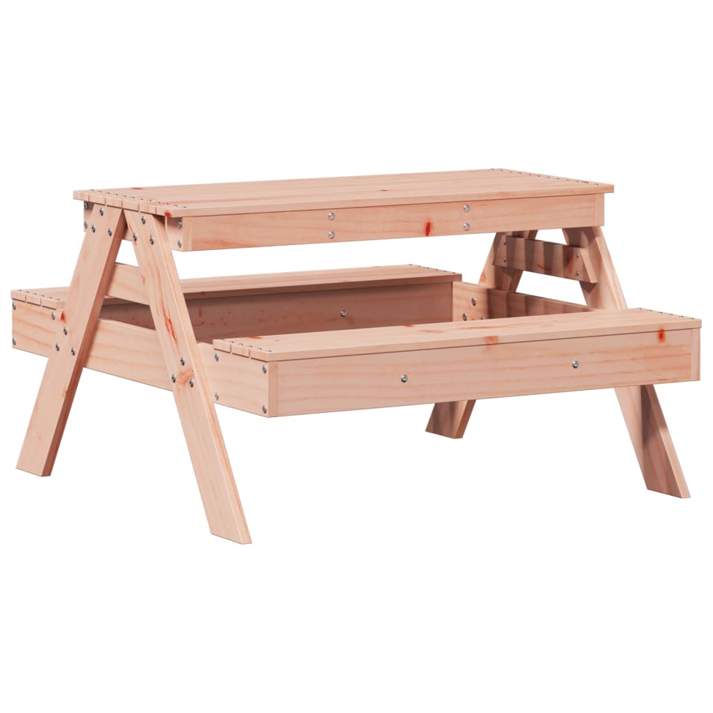 Piknikový stůl pro děti 88 x 97 x 52 cm masivní dřevo douglasky