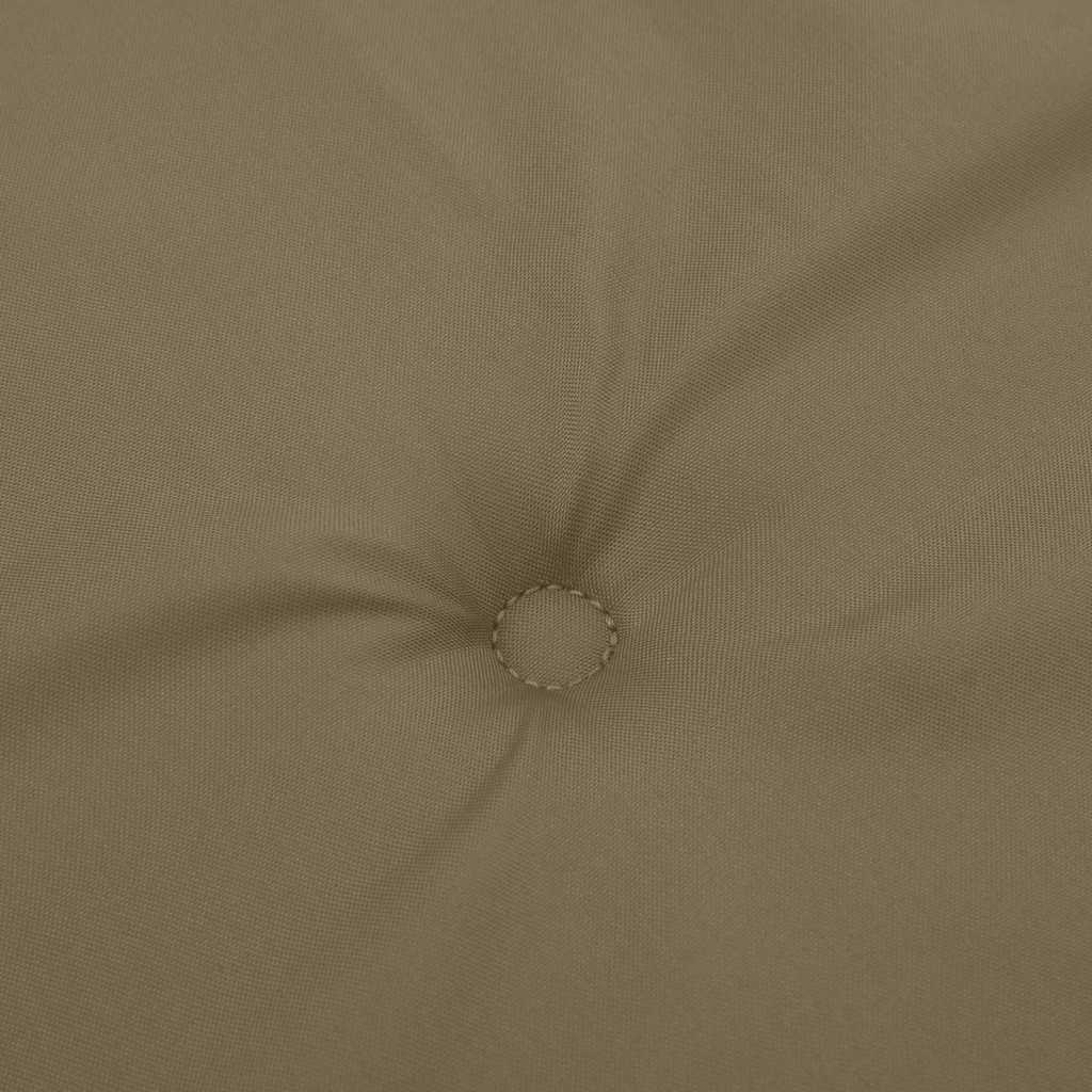 Poduška na polohovací židli taupe melanž (75+105) x 50 x 4cm textil