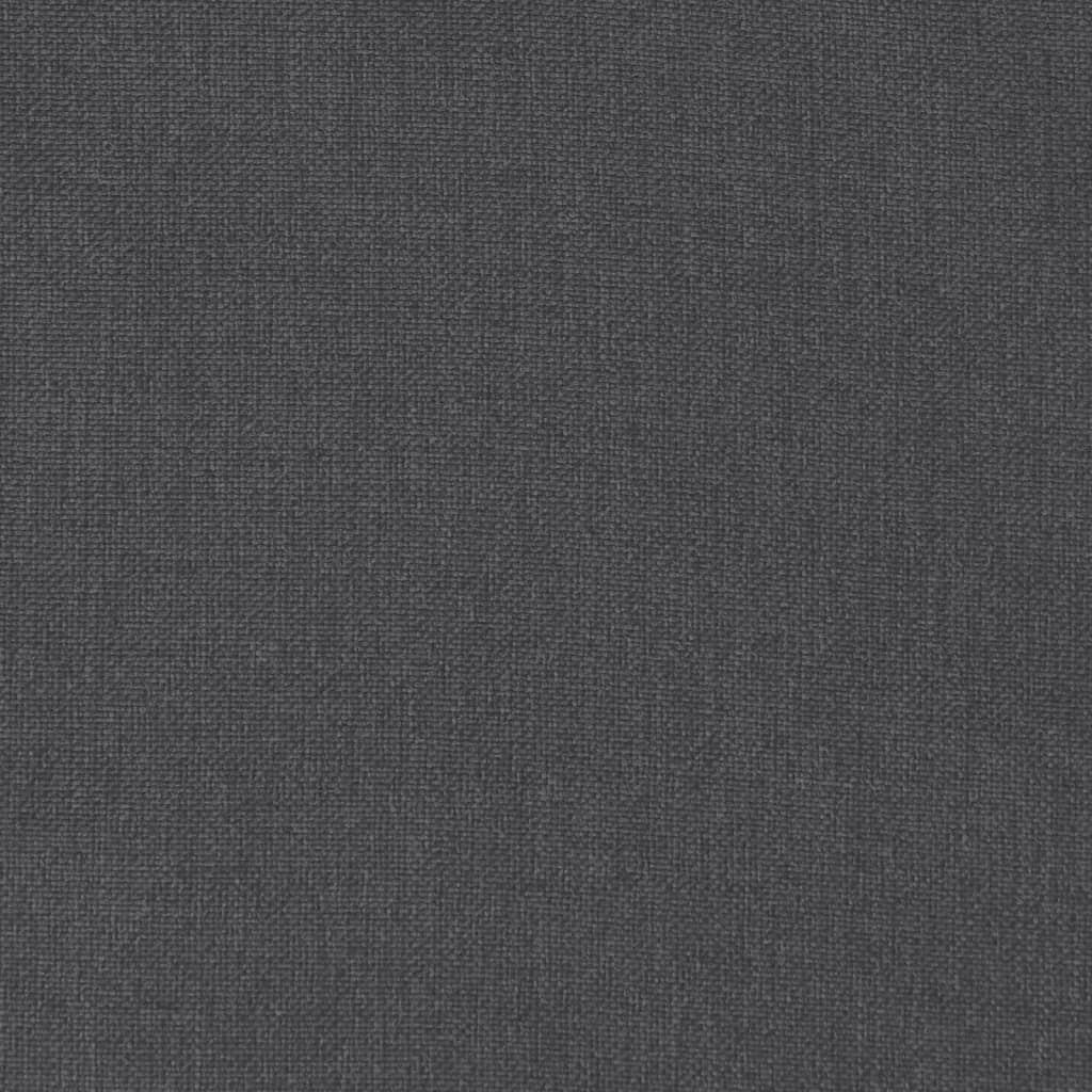 Poduška na zahradní lavici antracitová melanž 100x50x7cm textil