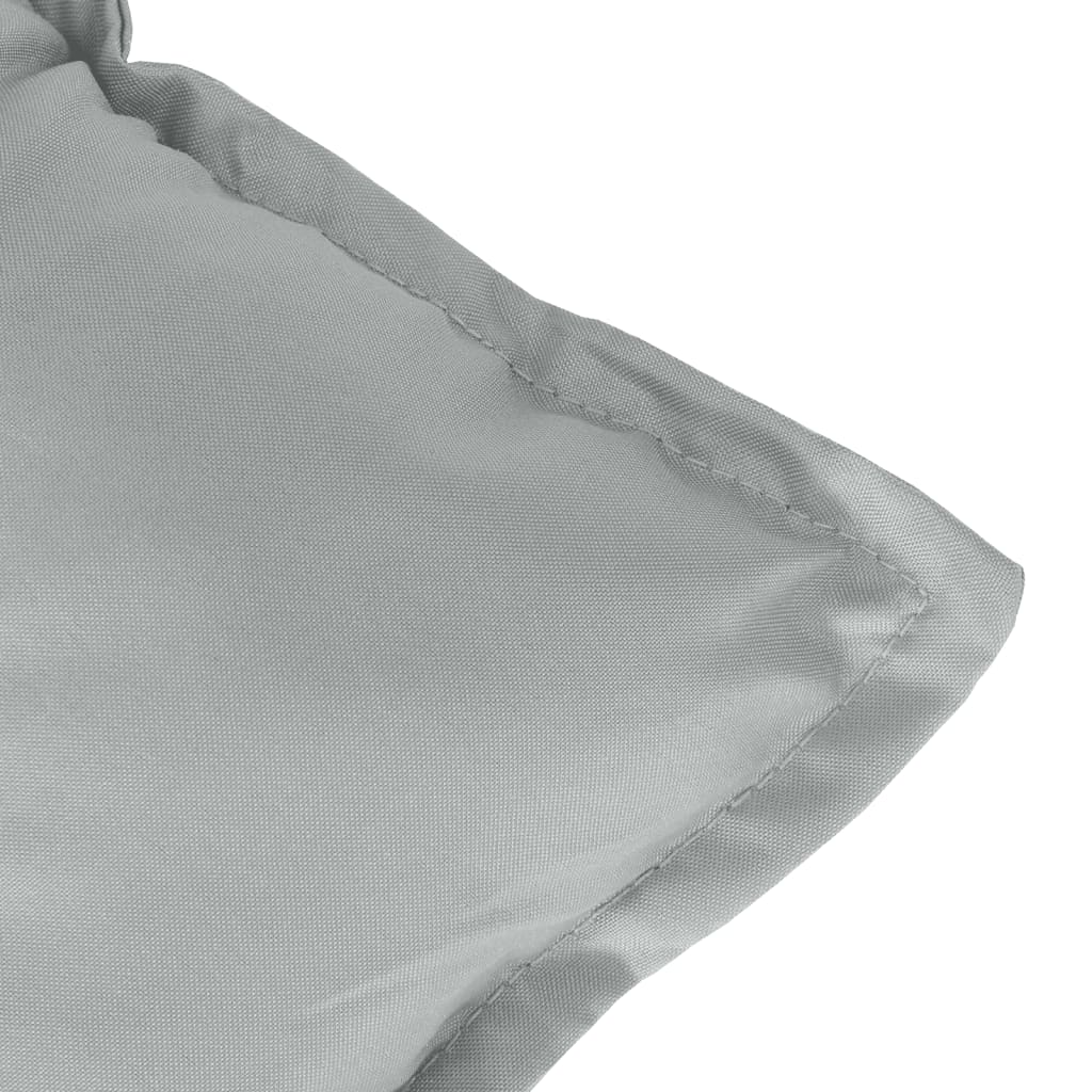 Poduška na zahradní lavici světle šedá melanž 120x50x7cm textil