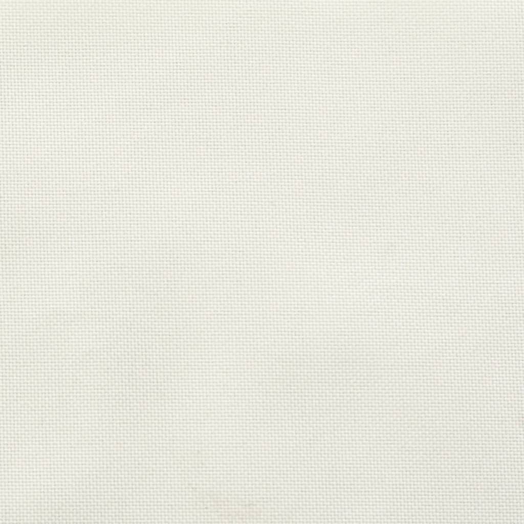 Poduška na zahradní lavici krémová melanž 120x50x7 cm textil
