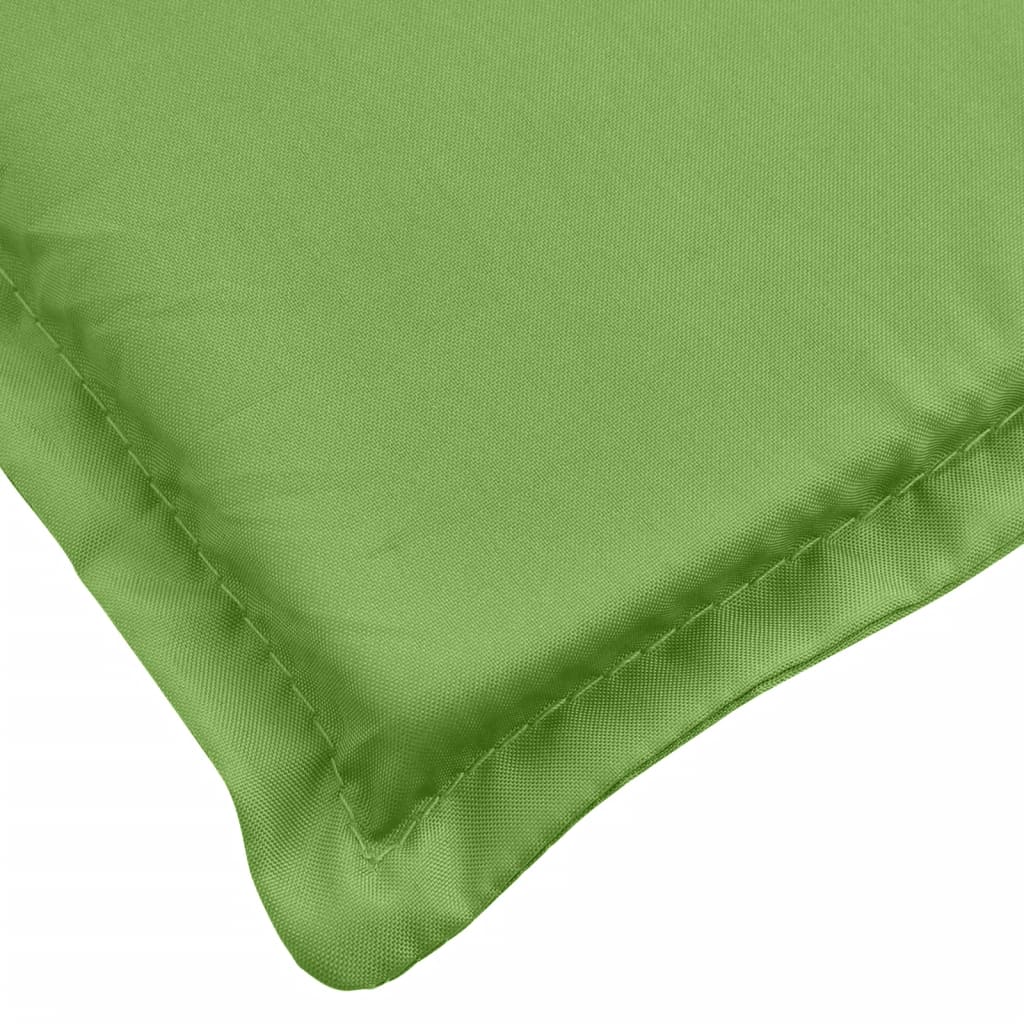 Poduška na zahradní lavici zelená melanž 150 x 50 x 7 cm textil
