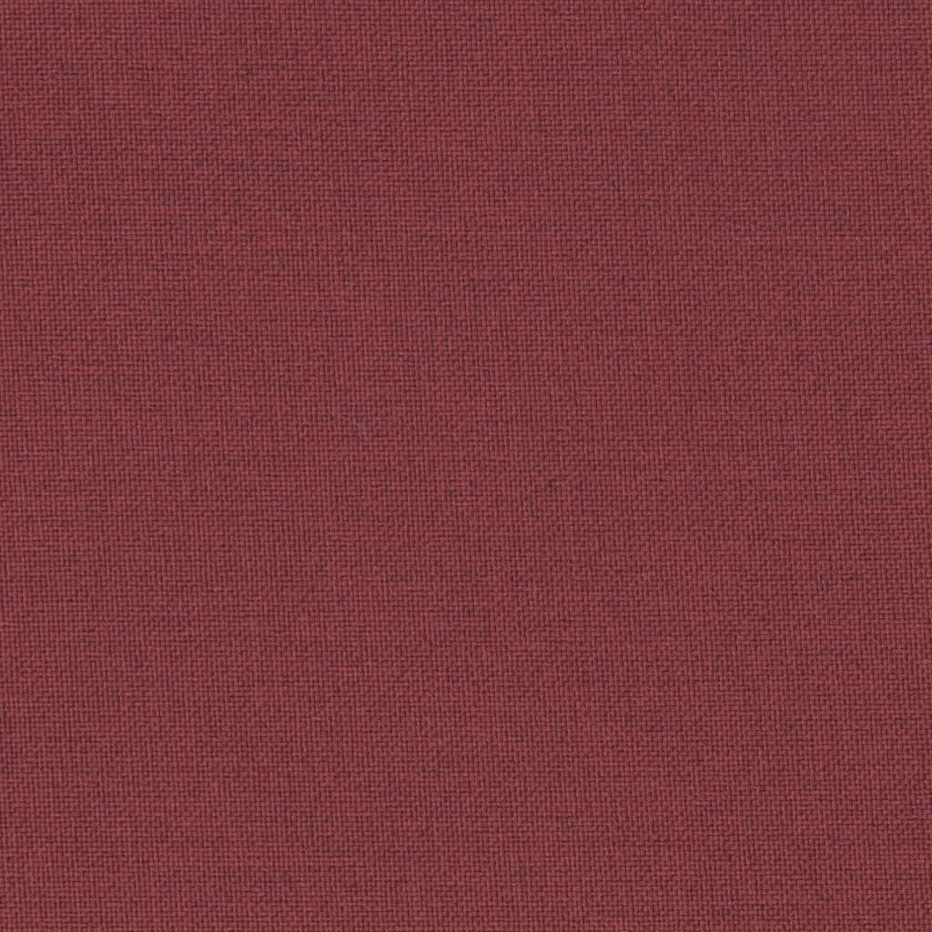 Poduška na zahradní lavici vínová melanž 180 x 50 x 7 cm textil