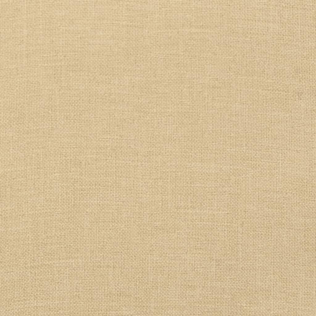 Podušky na zahradní lavici 2 ks béžová melanž 100x50x7cm textil