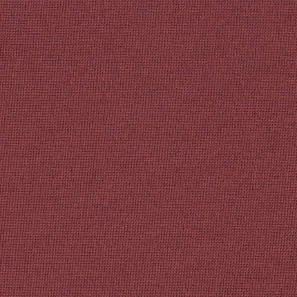 Podušky na zahradní lavici 2 ks vínová melanž 100x50x7cm textil