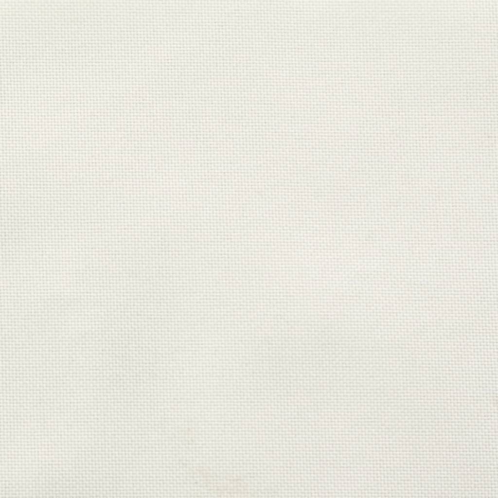 Podušky na zahradní lavici 2 ks krémová melanž 150 x 50 x 7 cm