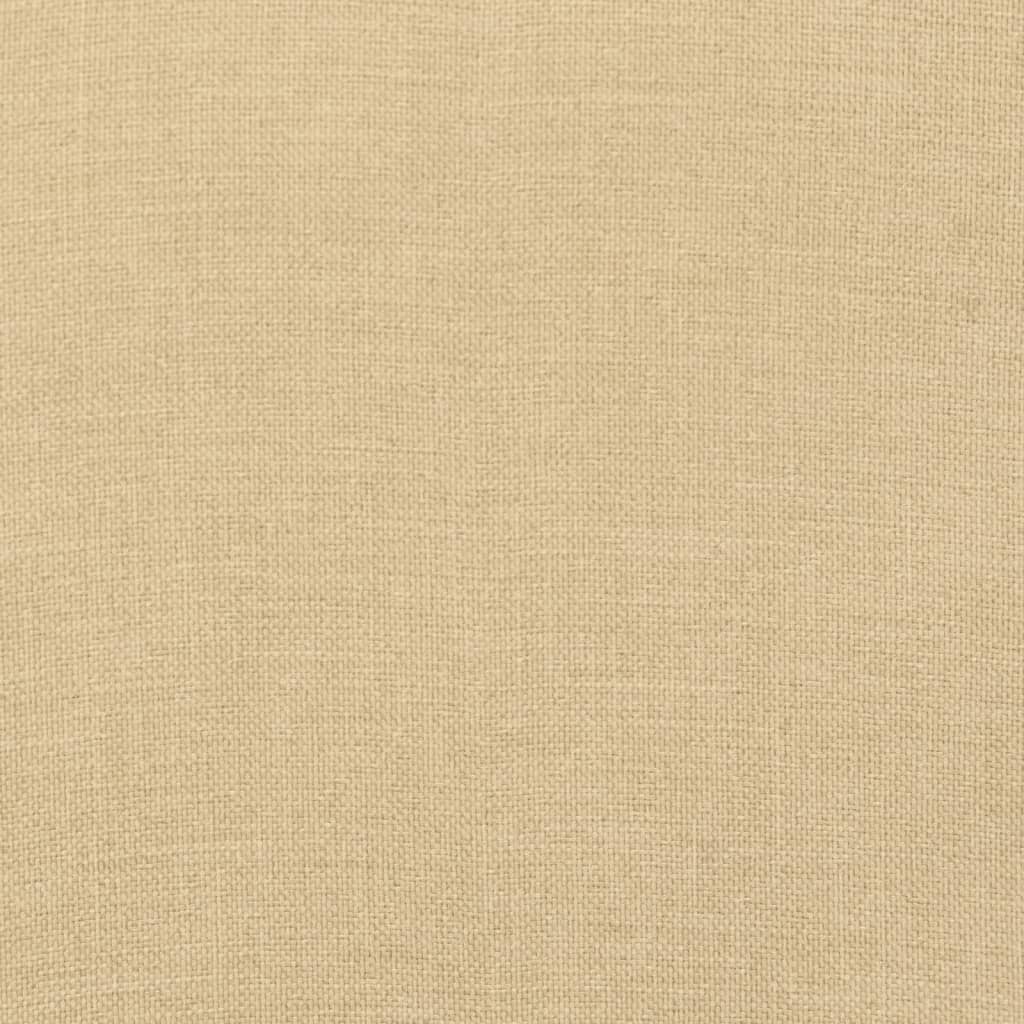 Podušky na zahradní lavici 2 ks béžová melanž 180x50x7cm textil