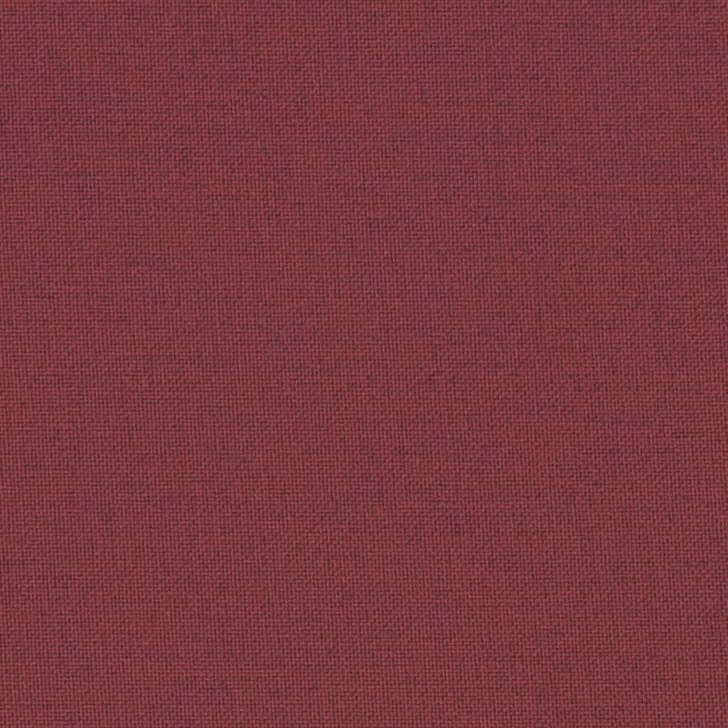 Podušky na zahradní lavici 2 ks vínová melanž 180x50x7cm textil