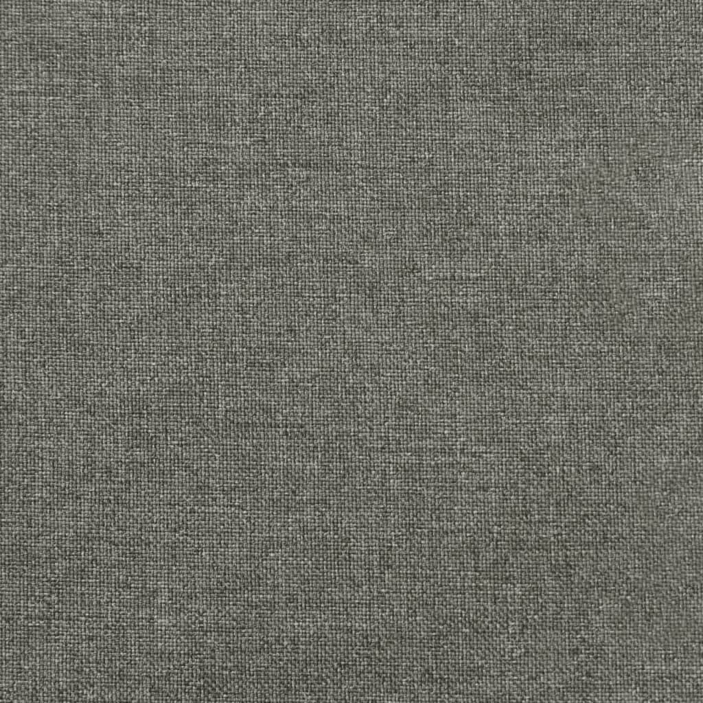Podušky na zahradní lavici 2 ks tmavě šedá melanž 200x50x7 cm