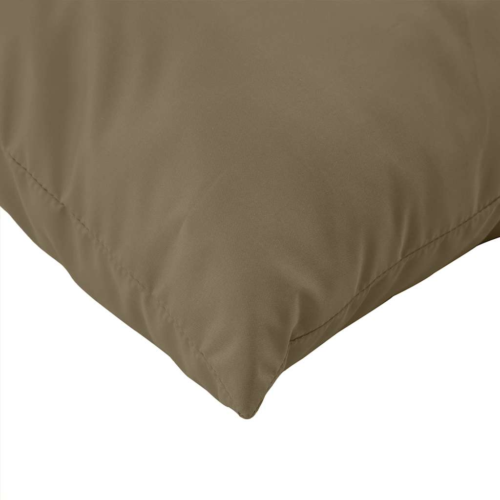 Podušky na palety 2 ks taupe melanž textil