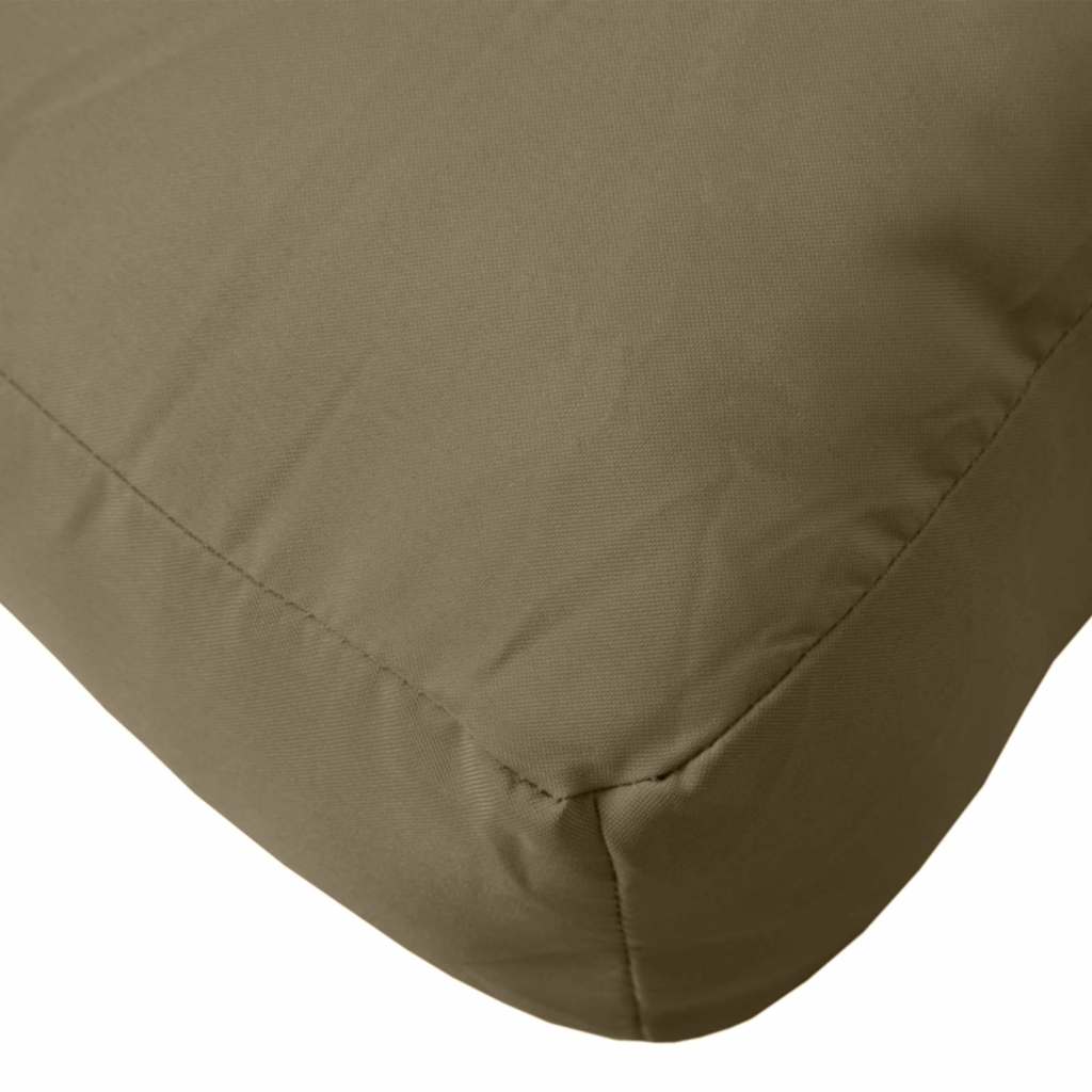 Podušky na palety 2 ks taupe melanž textil