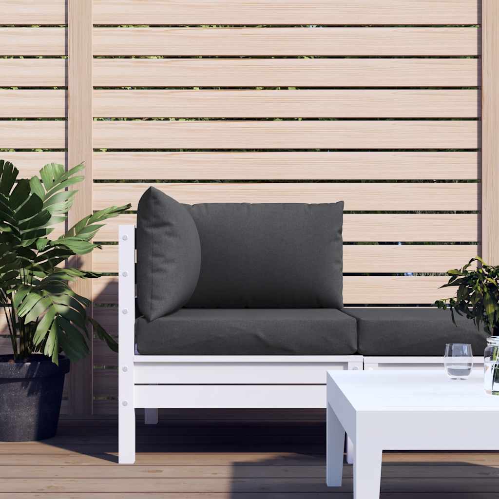 Podušky na palety 3 ks antracitová melanž textil