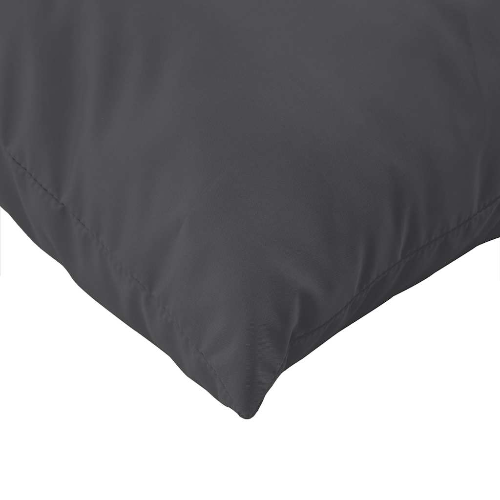 Podušky na palety 3 ks antracitová melanž textil