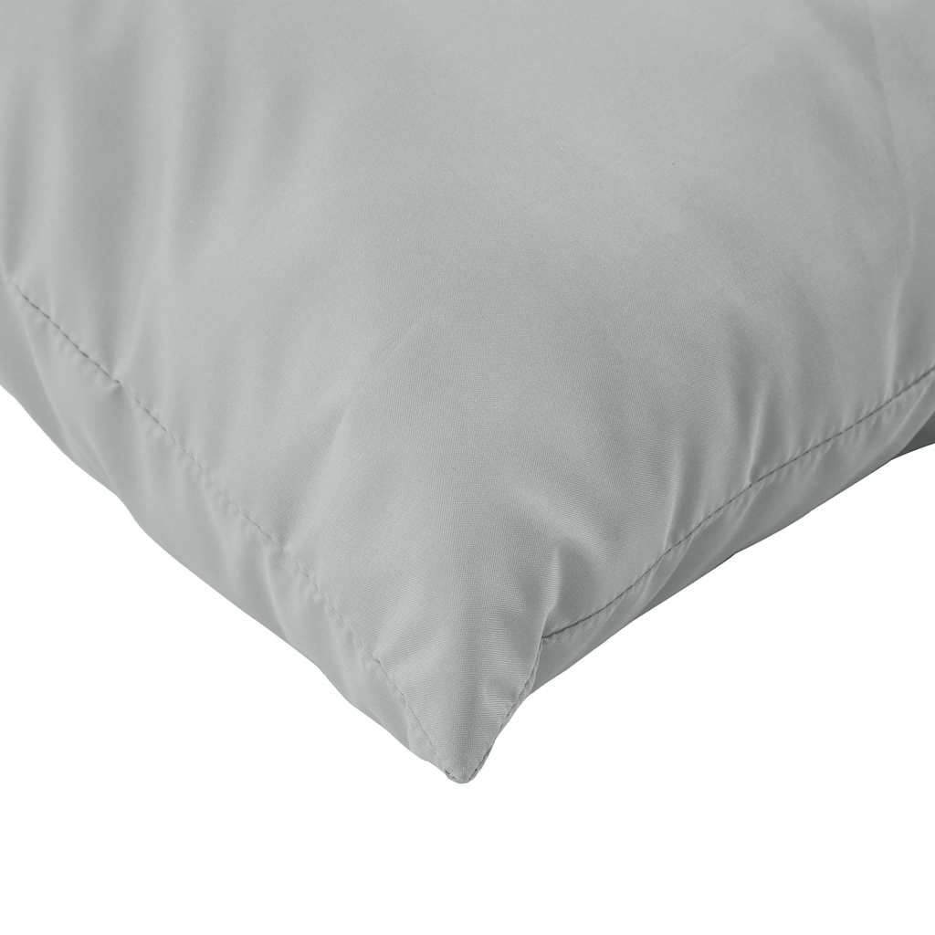 Podušky na palety 3 ks světle šedá melanž textil
