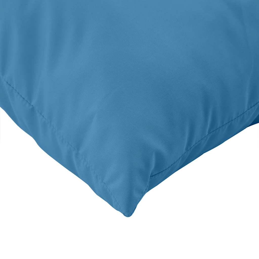Podušky na palety 3 ks modrá melanž textil