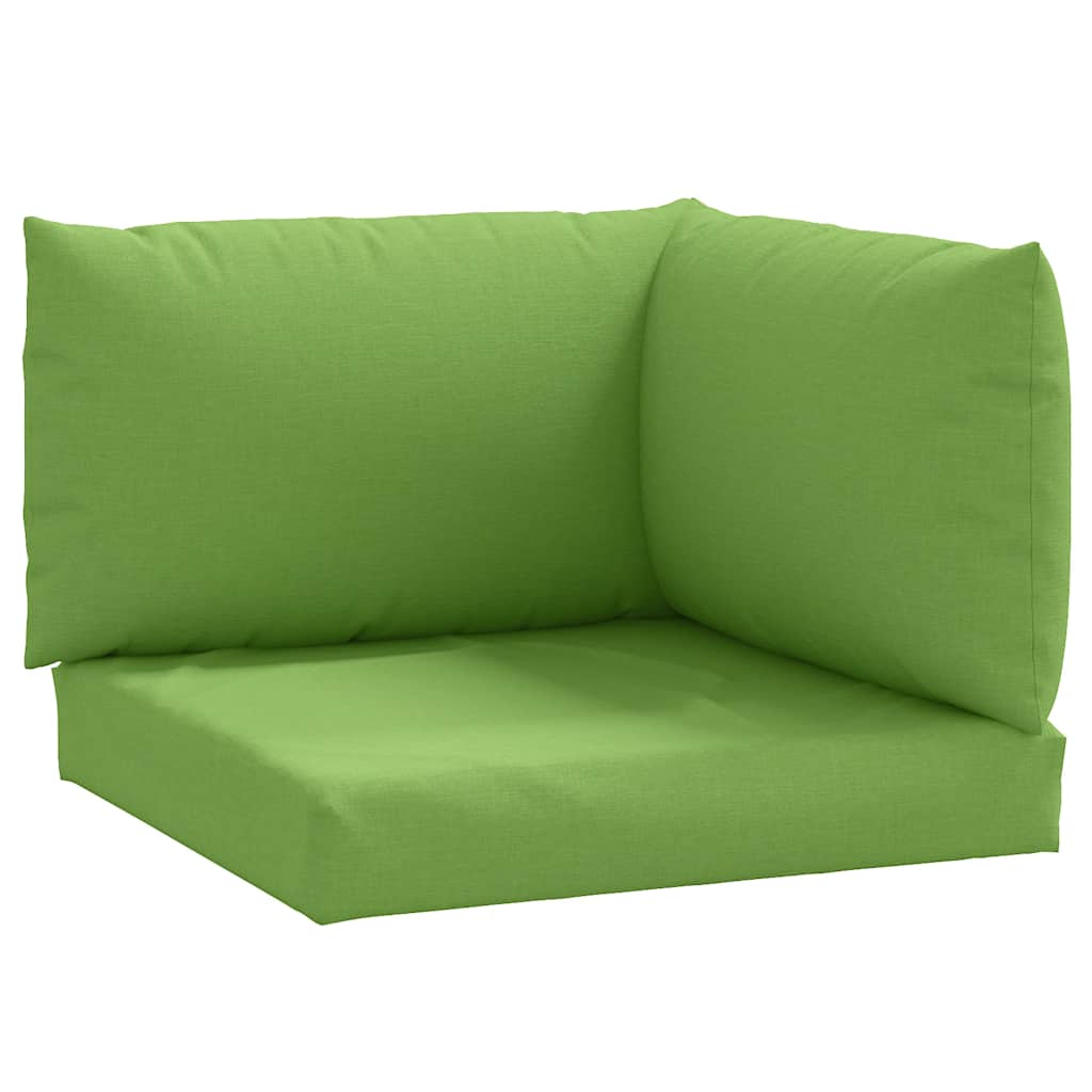 Podušky na palety 3 ks zelená melanž textil