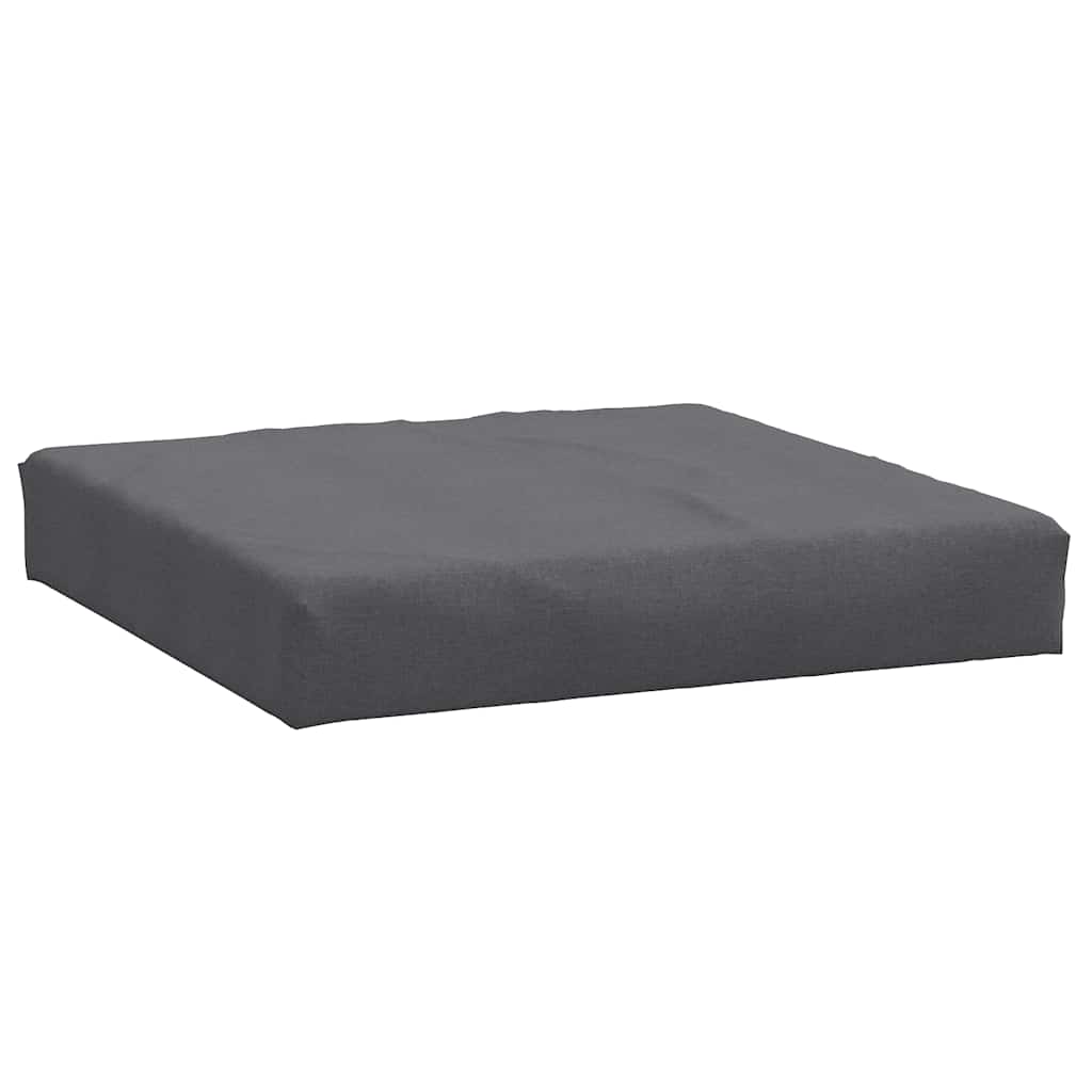 Poduška na palety antracitová melanž 60x60x9,5 cm textil