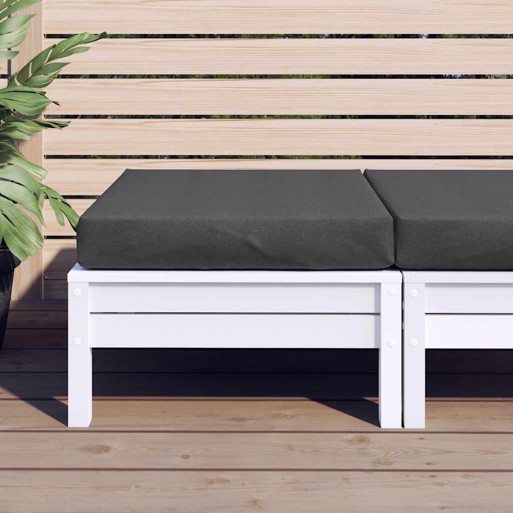 Poduška na palety antracitová melanž 60x60x9,5 cm textil