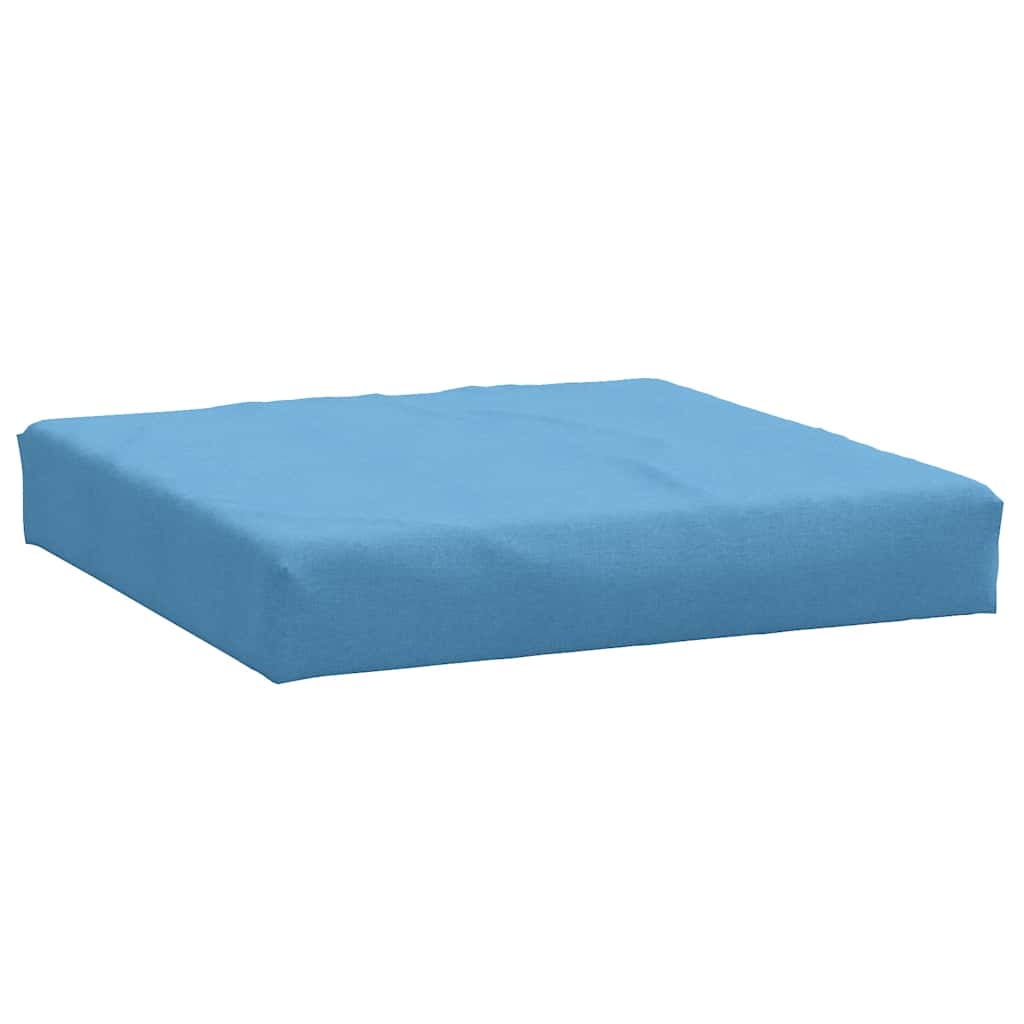 Poduška na palety modrá melanž 60x60x9,5 cm textil