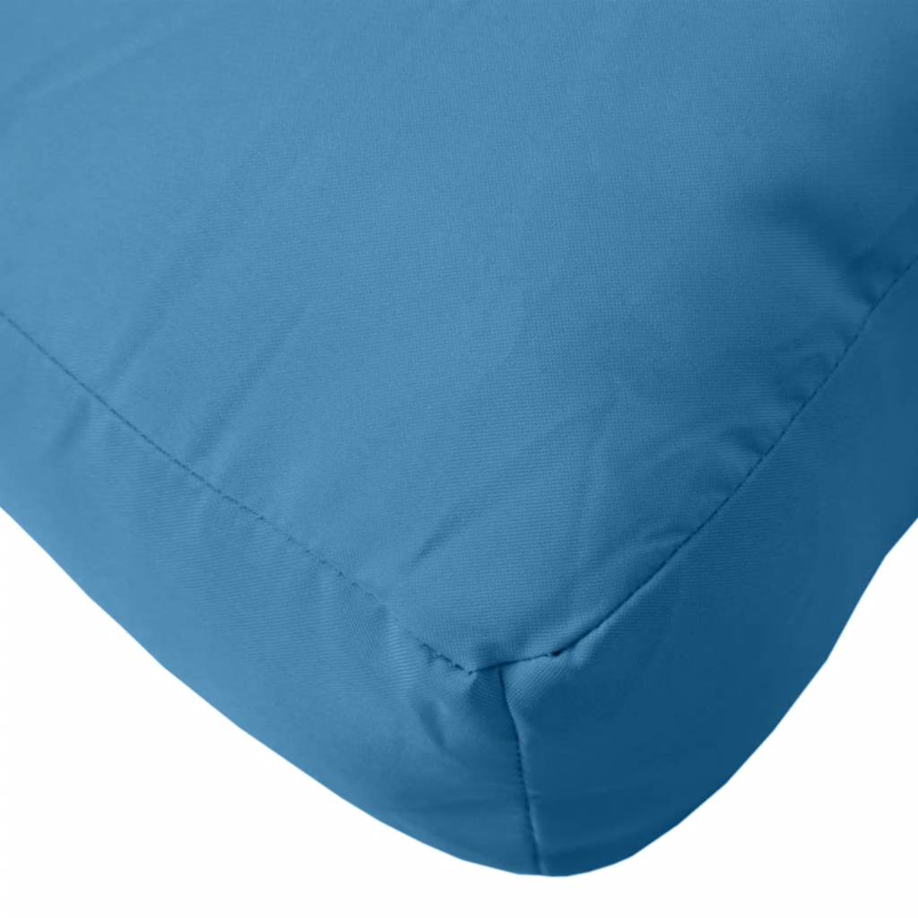 Poduška na palety modrá melanž 60x60x9,5 cm textil