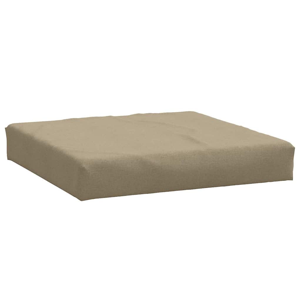 Poduška na palety taupe melanž 60x60x9,5 cm textil
