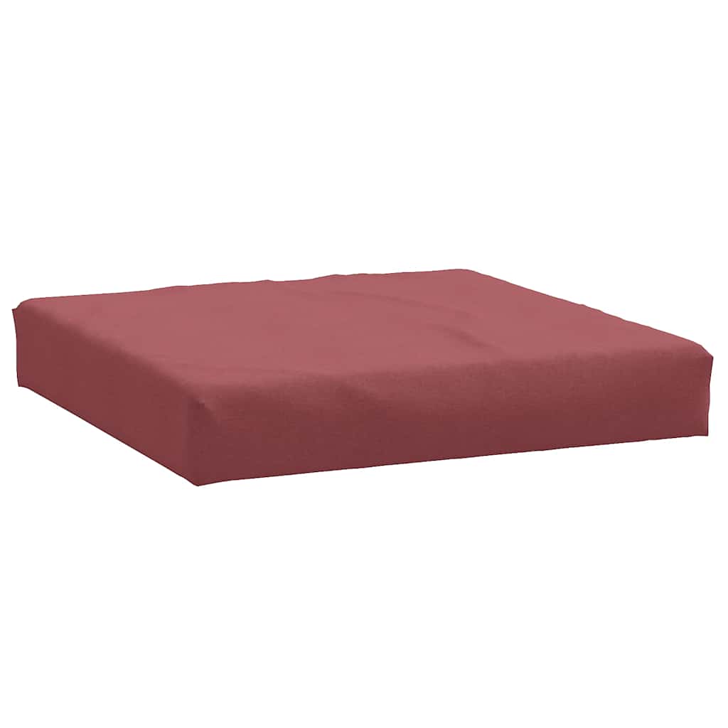 Poduška na palety vínová melanž 60x60x9,5 cm textil
