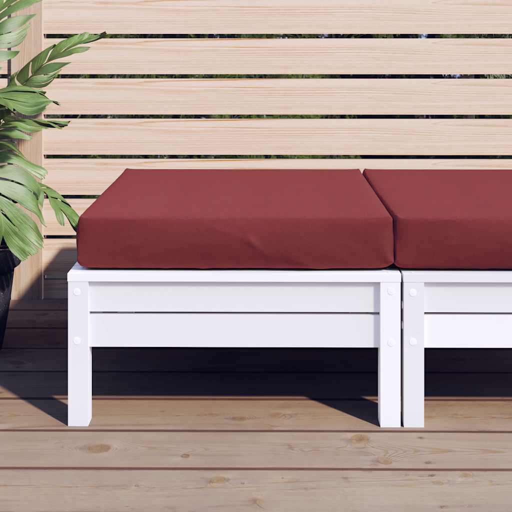 Poduška na palety vínová melanž 60x60x9,5 cm textil