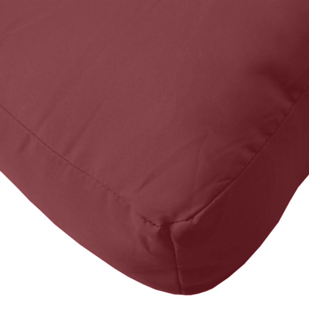 Poduška na palety vínová melanž 60x60x9,5 cm textil