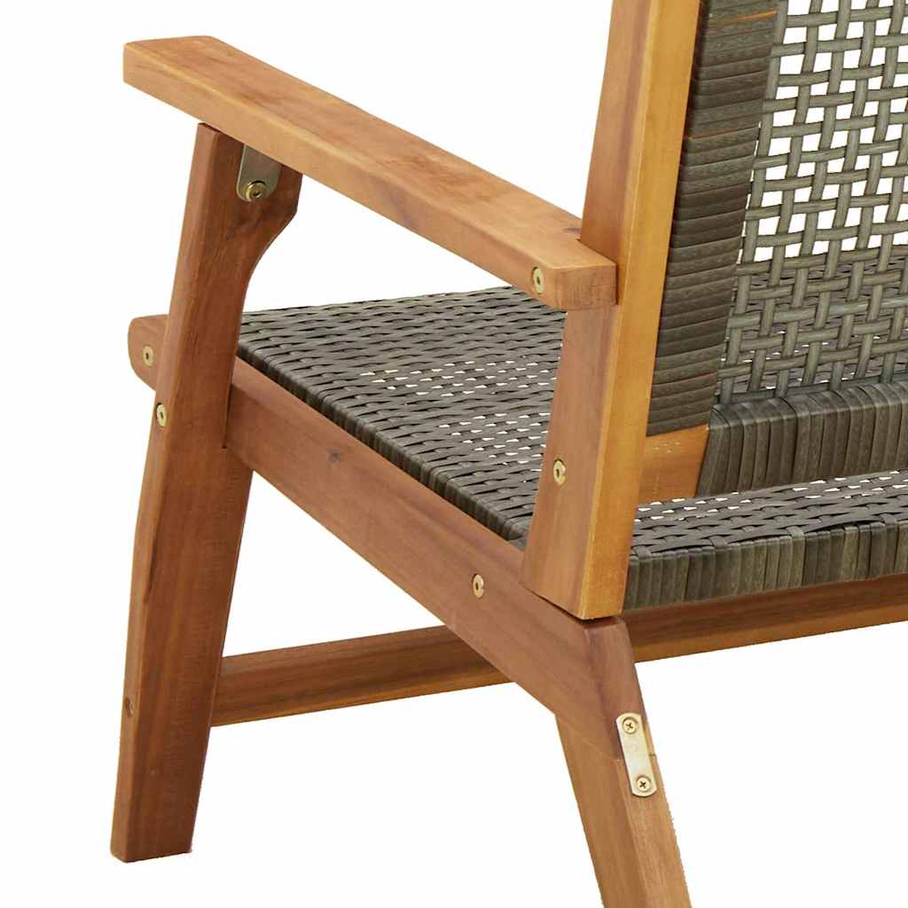 Zahradní nábytek 2 pcs Šedá 67 x 78 x 73cm