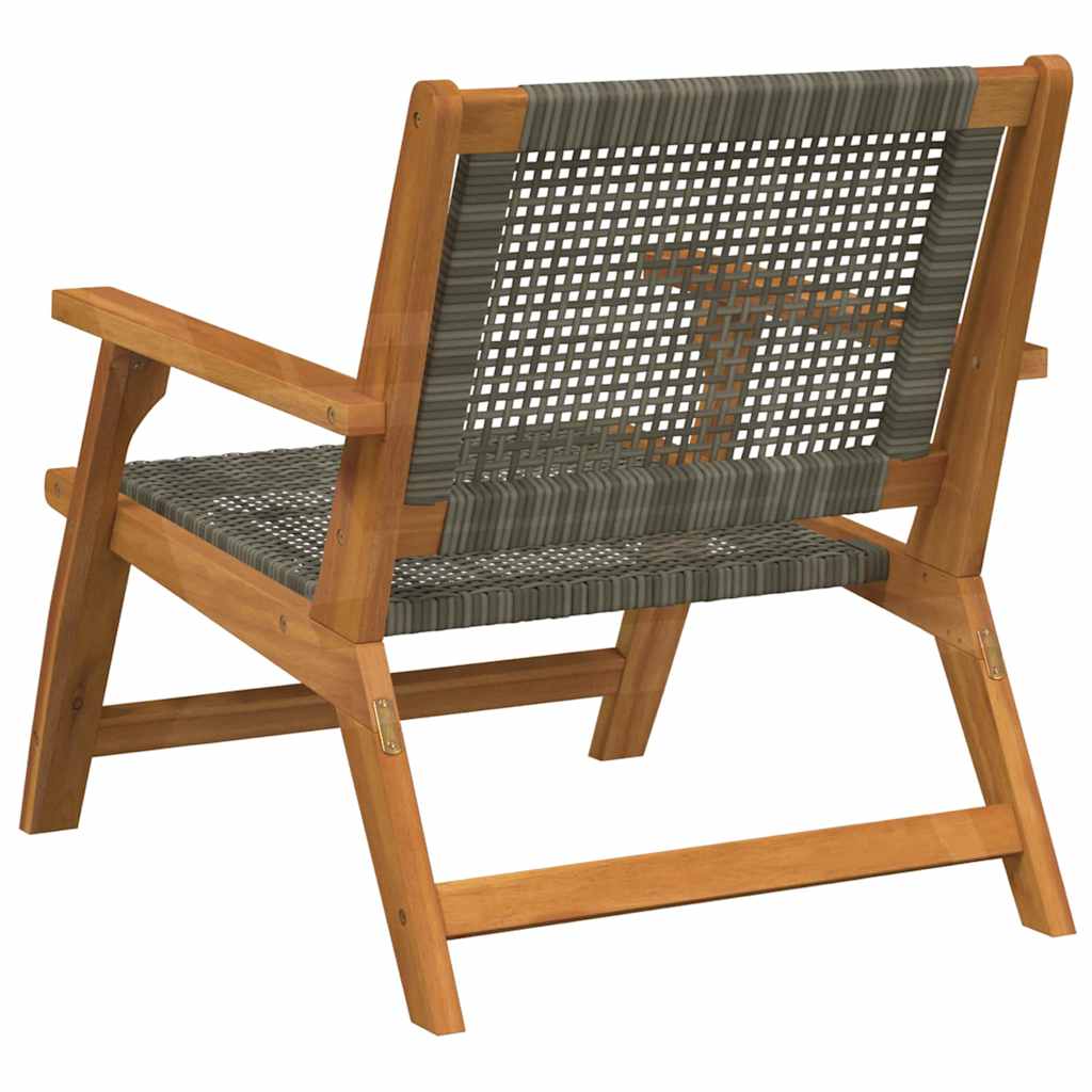 Zahradní nábytek 2 pcs Šedá 67 x 78 x 73cm