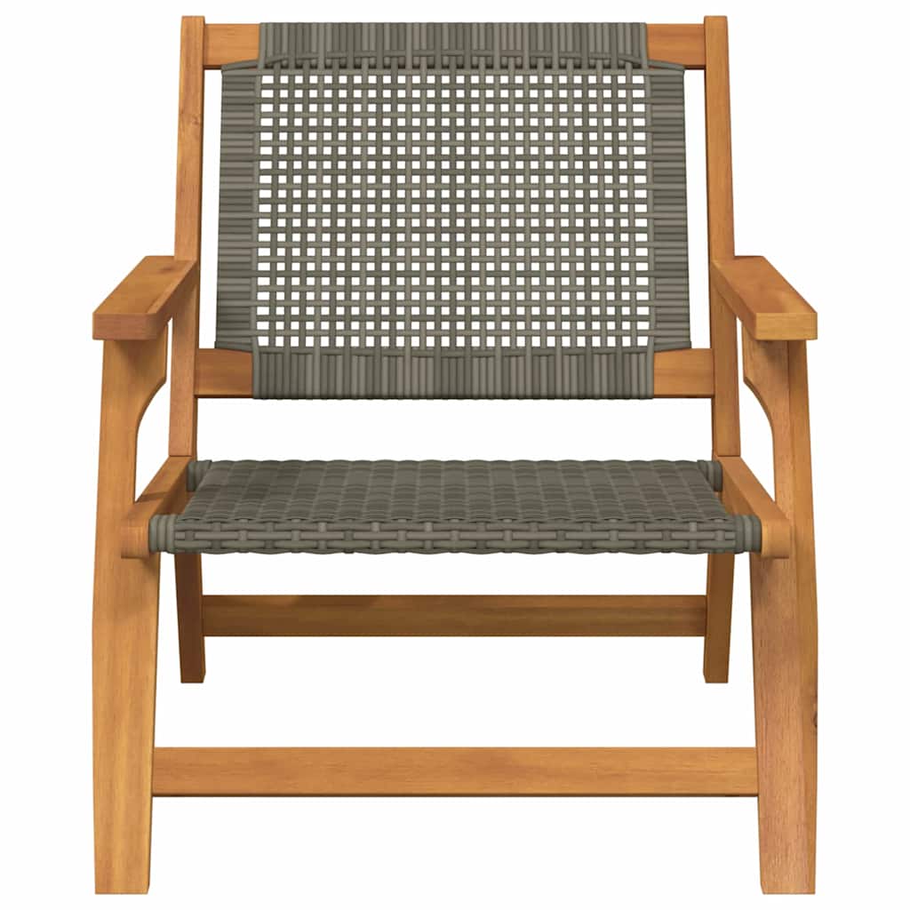 Zahradní nábytek 2 pcs Šedá 67 x 78 x 73cm