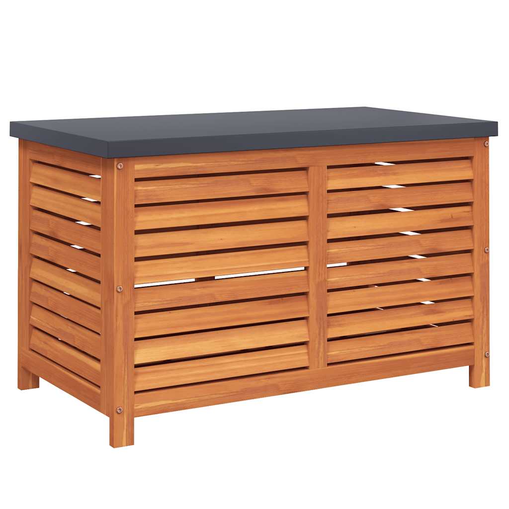 Zahradní úložný box 90 x 48 x 55 cm masivní eukalyptové dřevo