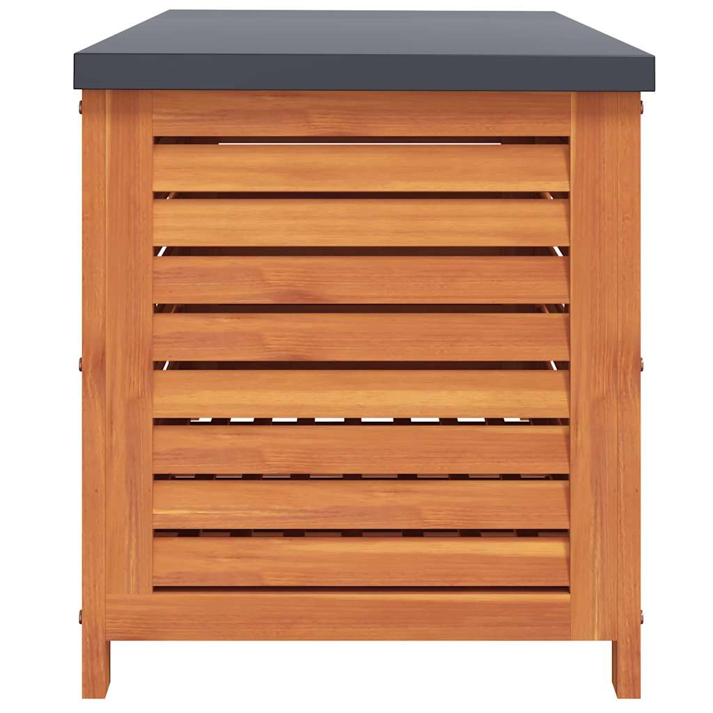 Zahradní úložný box 90 x 48 x 55 cm masivní eukalyptové dřevo