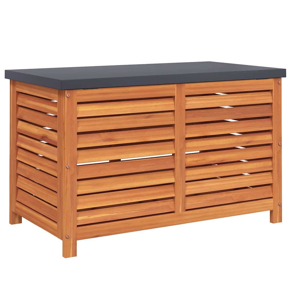 Zahradní úložný box 90 x 48 x 55 cm masivní eukalyptové dřevo