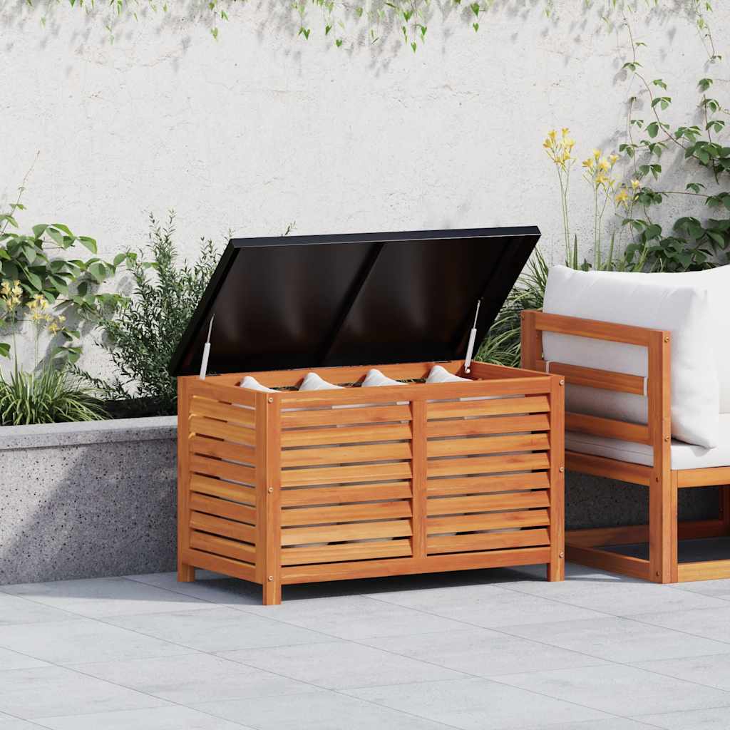 Zahradní úložný box 90 x 48 x 55 cm masivní eukalyptové dřevo
