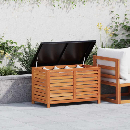Zahradní úložný box 90 x 48 x 55 cm masivní eukalyptové dřevo