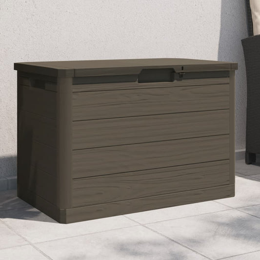 Zahradní box na podušky hnědý 77,5 x 44,5 x 53 cm polypropylen