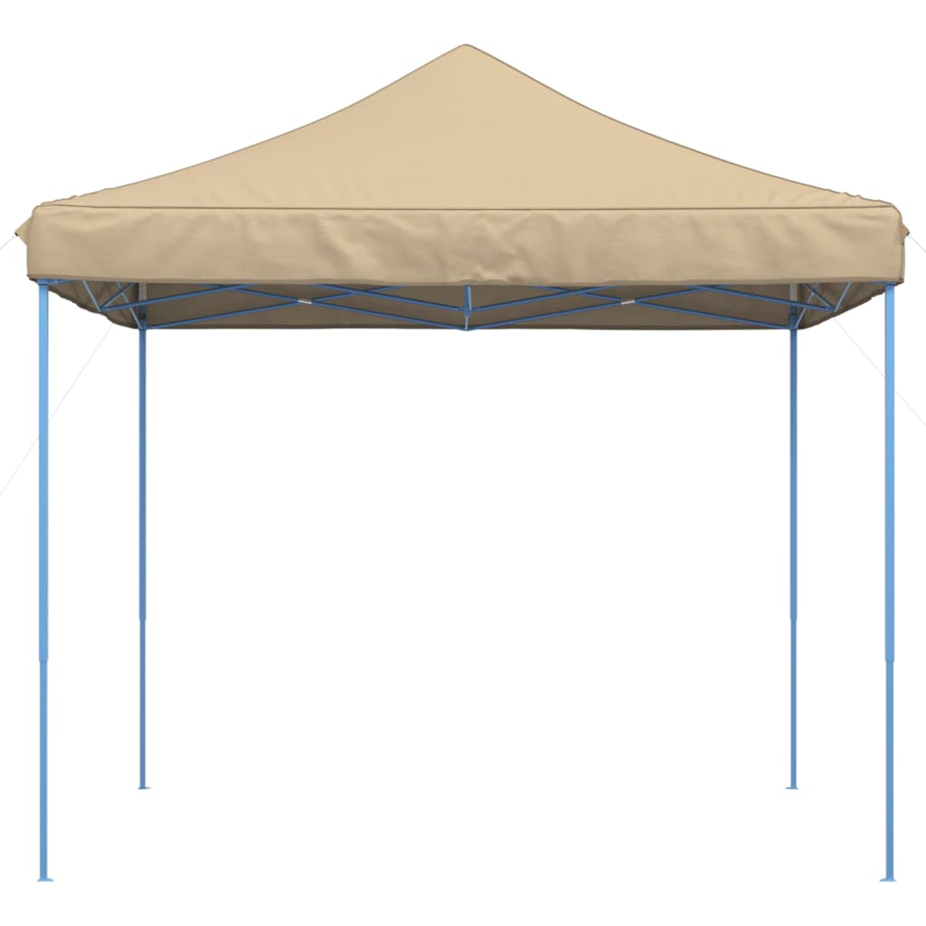 Skládací party stan pop-up béžový 292 x 292 x 315 cm