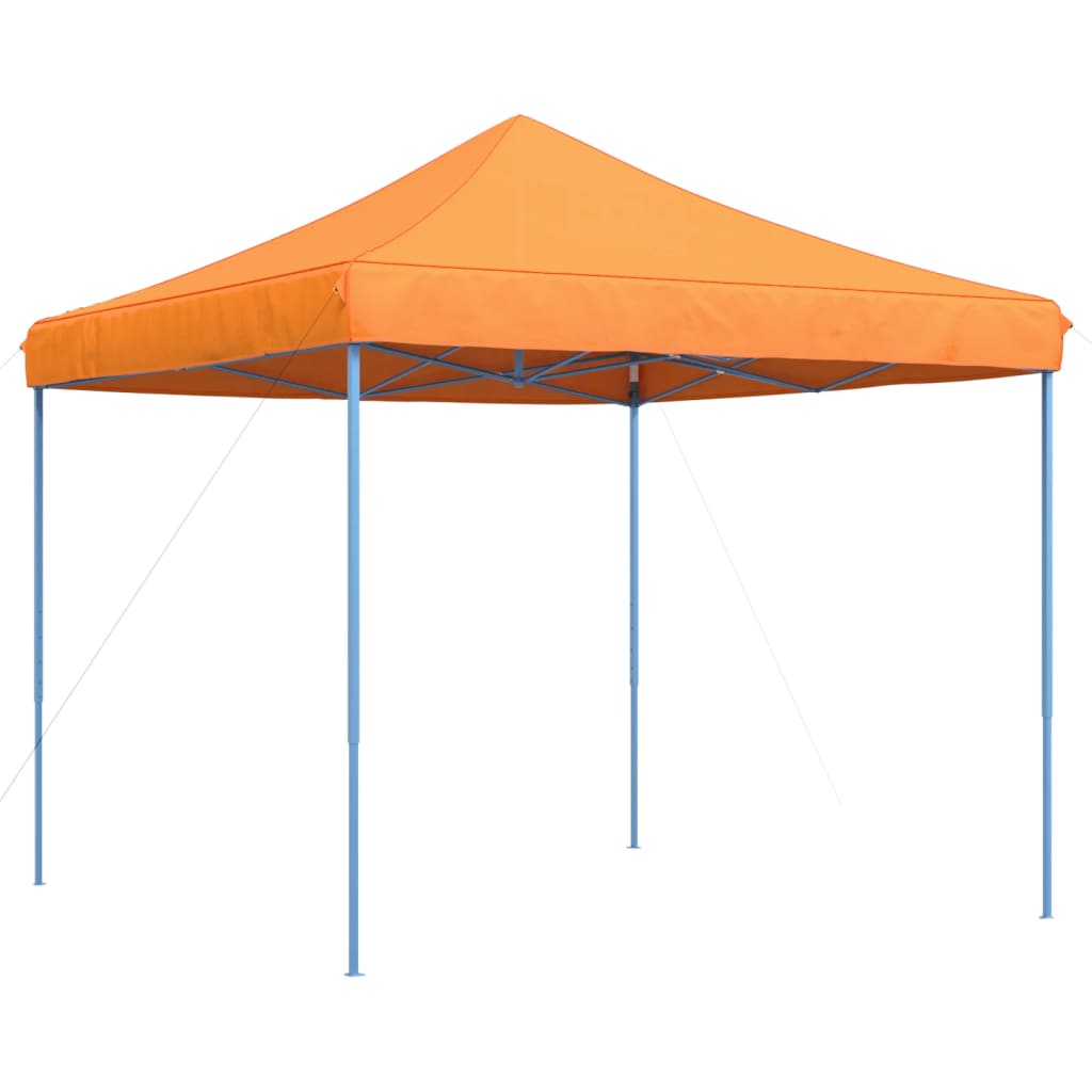 Skládací party stan pop-up oranžový 292 x 292 x 315 cm