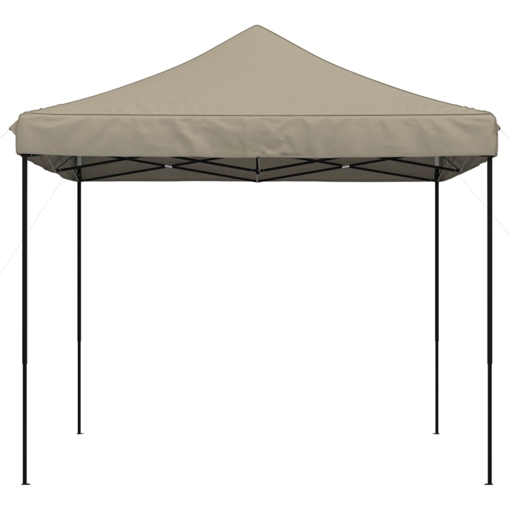 Skládací party stan pop-up taupe 292 x 292 x 315 cm