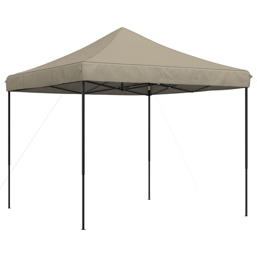 Skládací party stan pop-up taupe 292 x 292 x 315 cm