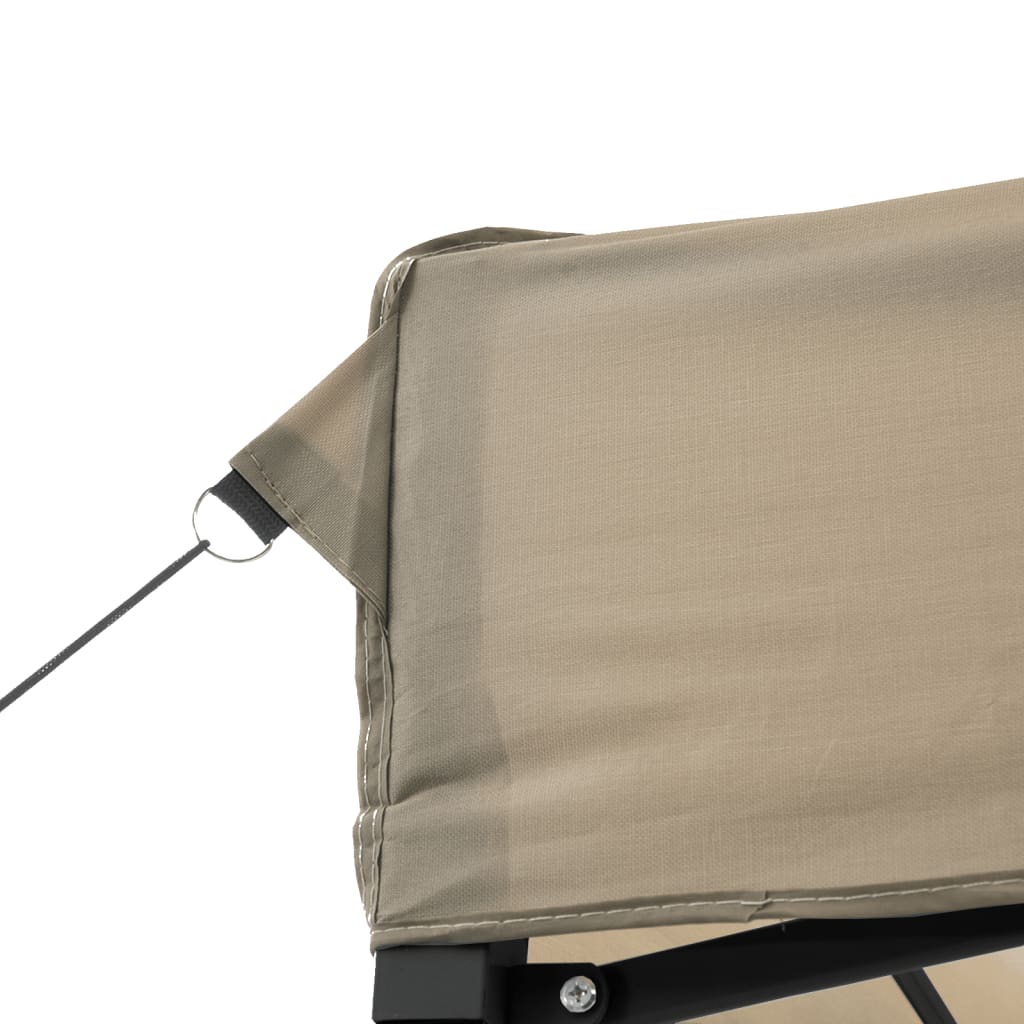 Skládací party stan pop-up taupe 292 x 292 x 315 cm