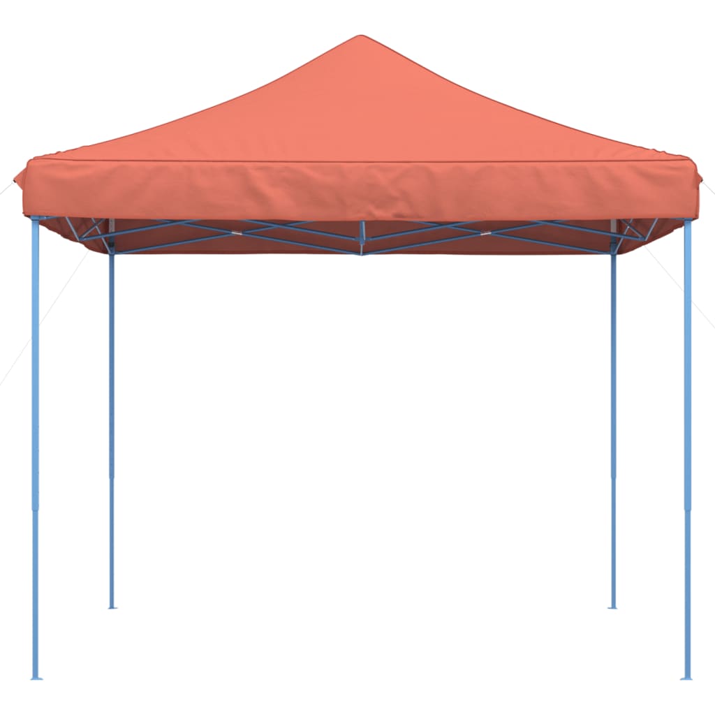 Skládací party stan pop-up terakota 292 x 292 x 315 cm
